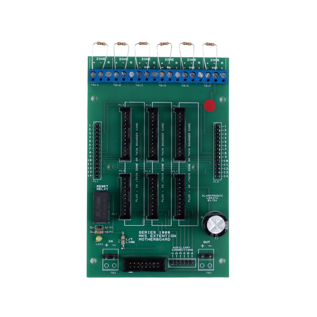 Series 1000 Extension Motherboard PCB (Less plug-in cards)